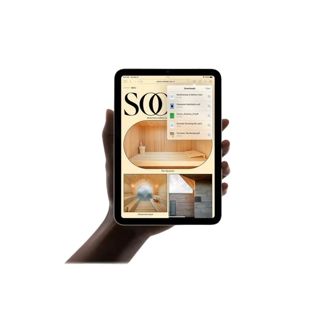 Alt view image 4 of 5 - Apple iPad mini 6th Gen 8.3" (2021) Apple A15 Bionic 4GB RAM 256GB SSD Space Gray MK8F3LL/A - Good Condition