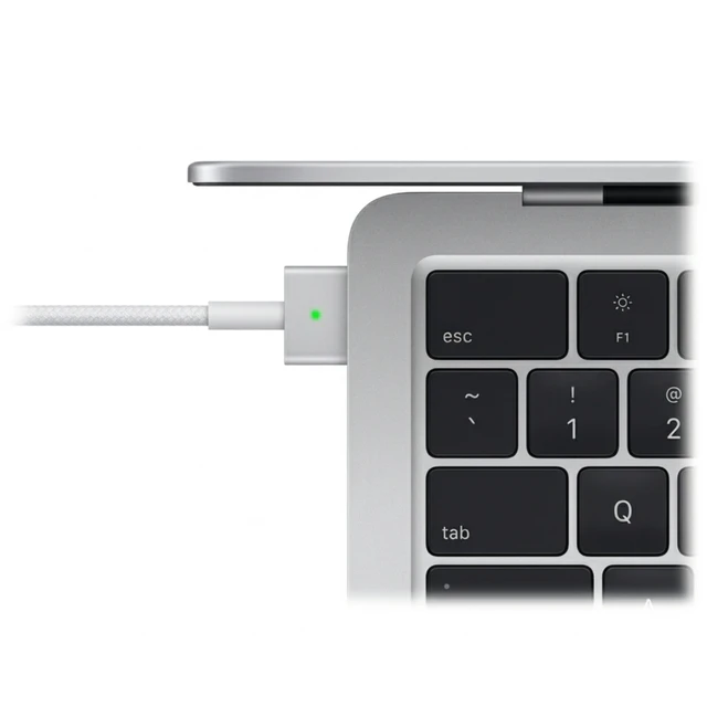 Alt view image 5 of 6 - Apple MacBook Air 13" (2022) Apple M2 8-Core CPU 10-Core GPU 8GB RAM 512GB SSD Silver MLY03LL/A - Good Condition