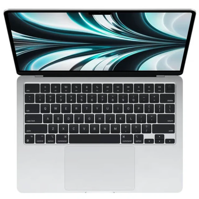 Alt view image 3 of 6 - Apple MacBook Air 13" (2022) Apple M2 8-Core CPU 10-Core GPU 8GB RAM 512GB SSD Silver MLY03LL/A - Good Condition