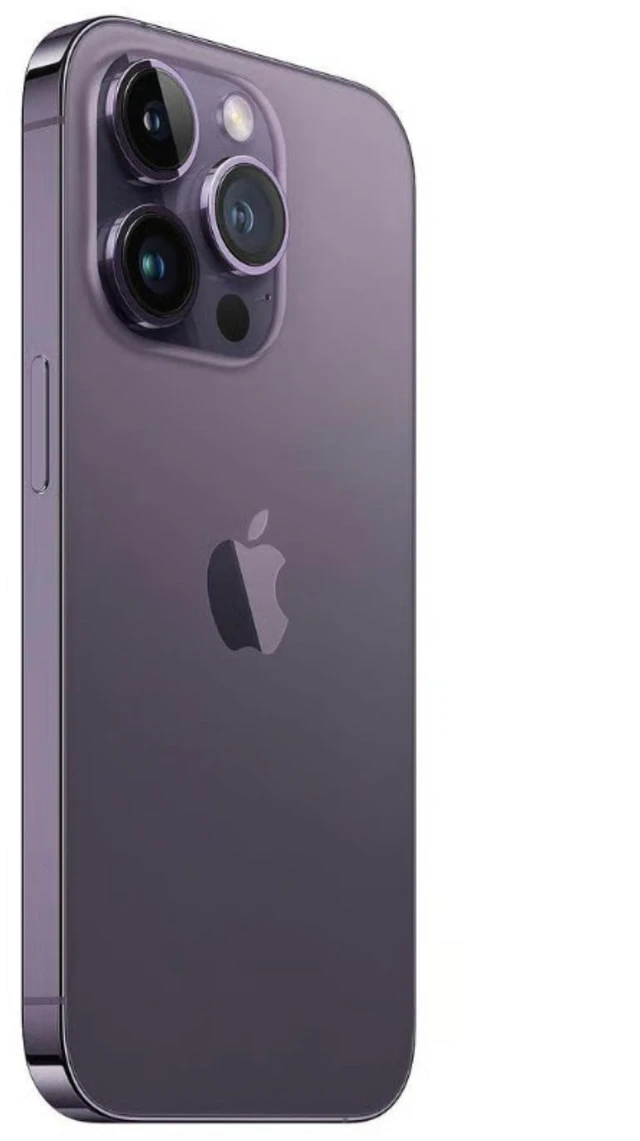Alt view image 3 of 6 - Apple iPhone 14 Pro (2022) Apple A16 Bionic 6GB RAM 256GB SSD Deep Purple MQ1D3LL/A - Very Good Condition