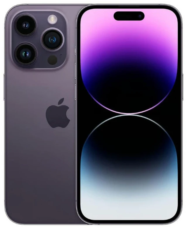 Main image of Apple iPhone 14 Pro (2022) Apple A16 Bionic 6GB RAM 256GB SSD Deep Purple MQ1D3LL/A - Very Good Condition