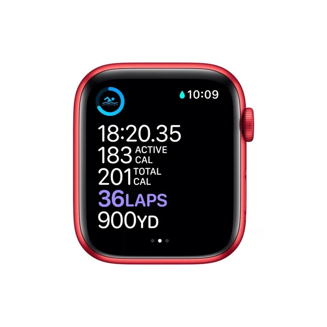 Alt view image 4 of 5 - Apple Watch Series 8 41mm (2022) Apple S8 1GB RAM 32GB SSD (PRODUCT)RED Aluminum MNUG3LL/A - Very Good Condition