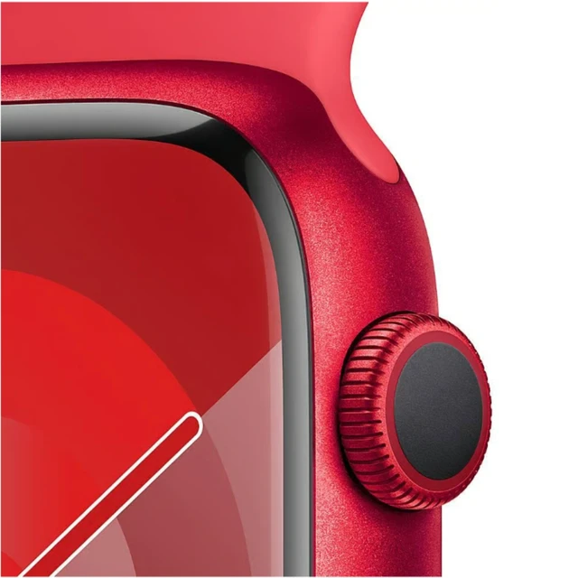 Alt view image 3 of 4 - Apple Watch Series 9 41mm (2023) Apple S9 1GB RAM 64GB SSD (PRODUCT)RED Aluminum MRY63LL/A - Very Good Condition