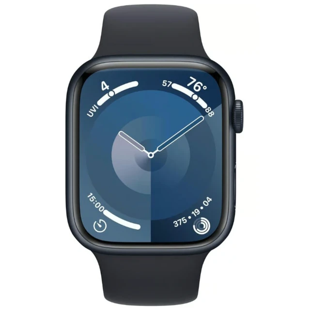 Alt view image 2 of 4 - Apple Watch Series 9 45mm (2023) Apple S9 1GB RAM 64GB SSD Midnight Aluminum MRMD3LL/A - Good Condition