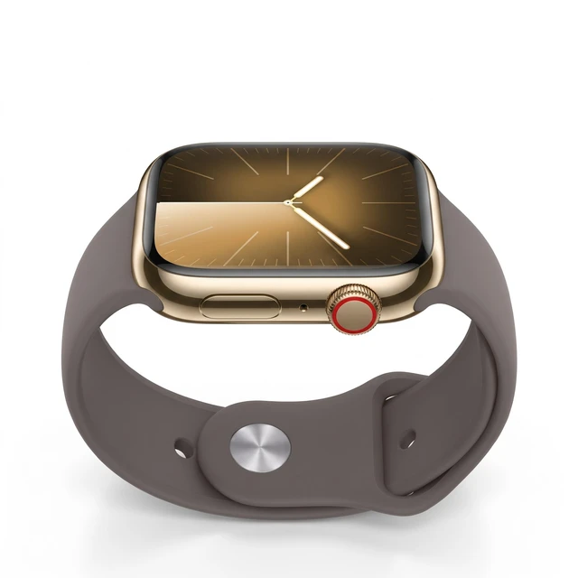 Alt view image 4 of 7 - Apple Watch Series 9 45mm (2023) Apple S9 1GB RAM 64GB SSD Gold Stainless Steel MRMT3LL/A - Very Good Condition