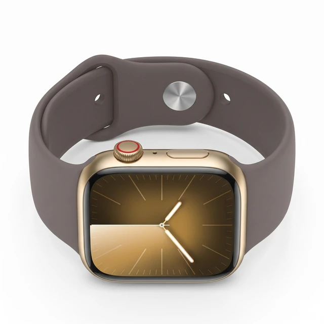 Alt view image 5 of 7 - Apple Watch Series 9 45mm (2023) Apple S9 1GB RAM 64GB SSD Gold Stainless Steel MRMT3LL/A - Very Good Condition