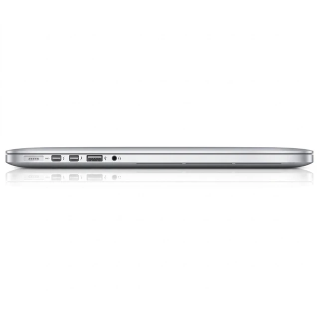 Alt view image 6 of 6 - Apple MacBook Pro 15" (Late 2013) Intel Core i7 2.0GHz Quad-Core Intel Iris Pro 8GB RAM 256GB SSD Silver ME293LL/A - Good Condition