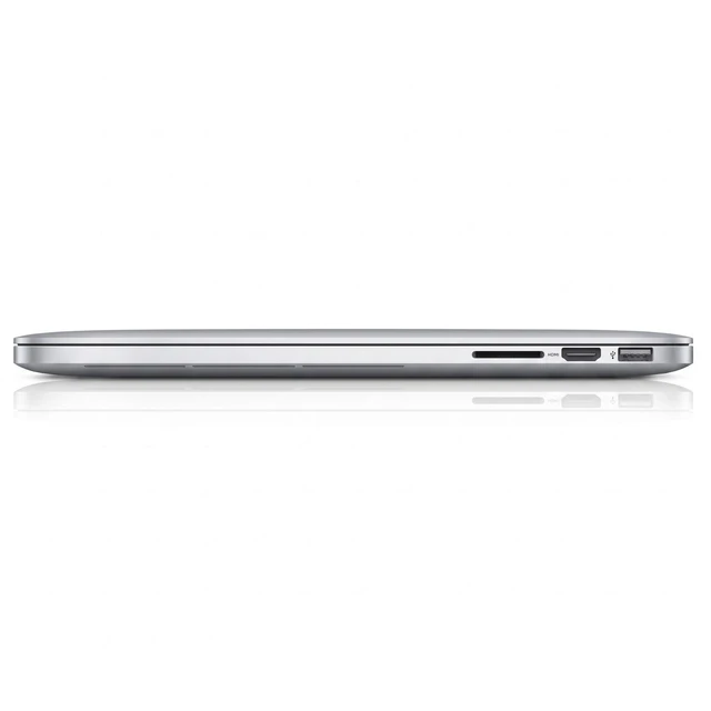 Alt view image 5 of 6 - Apple MacBook Pro 15" (Late 2013) Intel Core i7 2.0GHz Quad-Core Intel Iris Pro 8GB RAM 256GB SSD Silver ME293LL/A - Good Condition