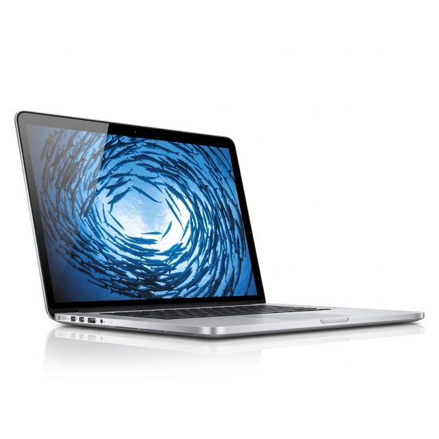 Alt view image 3 of 6 - Apple MacBook Pro 15" (Late 2013) Intel Core i7 2.0GHz Quad-Core Intel Iris Pro 8GB RAM 256GB SSD Silver ME293LL/A - Good Condition