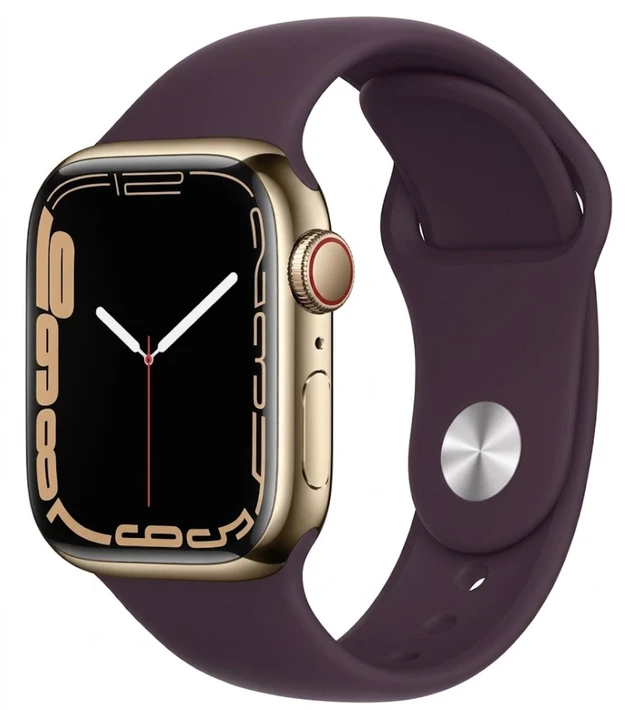 Main image of Apple Watch Series 7 41mm (2021) Apple S7 1GB RAM 32GB SSD Gold Stainless Steel MKHG3LL/A - Very Good Condition