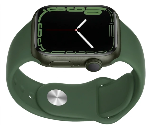 Alt view image 3 of 5 - Apple Watch Series 7 45mm (2021) Apple S7 1GB RAM 32GB SSD Green Aluminum MKN73LL/A - Very Good Condition