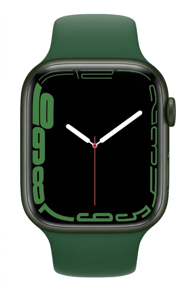 Alt view image 2 of 5 - Apple Watch Series 7 45mm (2021) Apple S7 1GB RAM 32GB SSD Green Aluminum MKN73LL/A - Very Good Condition