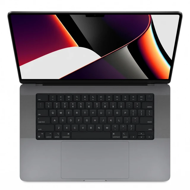Alt view image 2 of 7 - Apple MacBook Pro 16" (2021) Apple M1 Pro 10-Core CPU 16-Core GPU 32GB RAM 512GB SSD Space Gray MK183LL/A - Good Condition