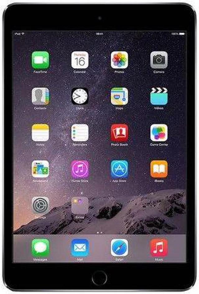 Main image of Apple iPad Mini 3rd 16GB, WI-FI, 7.9" - Space Gray - (MGNR2LL/A)