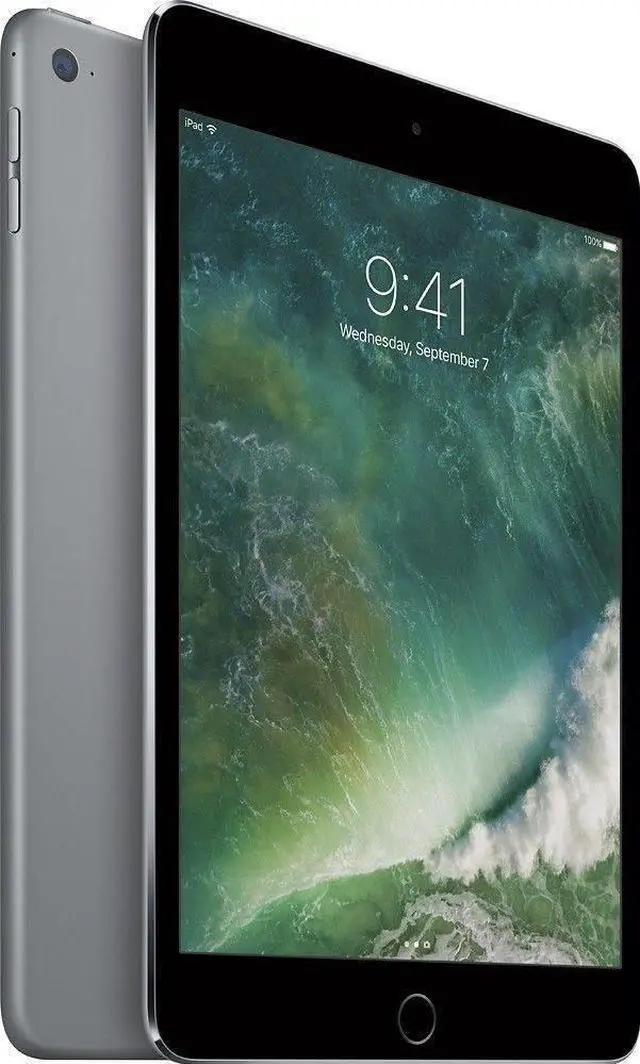 Main image of Apple iPad mini 4 (4th Gen) 128GB - Wi-Fi + Cellular Unlocked - 7.9" - Space Gray - (2015) - Good Condition