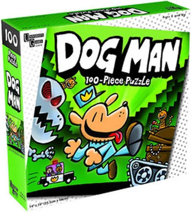 Alt view image 4 of 5 - University Games Dog Man Unleashed Puzzle 100-Piece Jigsaw (UG-33849)