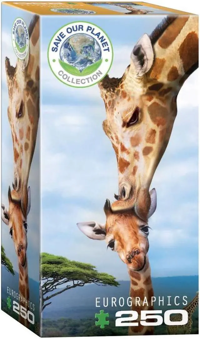 Alt view image 2 of 4 - EuroGraphics Giraffes (Save Our Planet) 250-Piece Puzzle