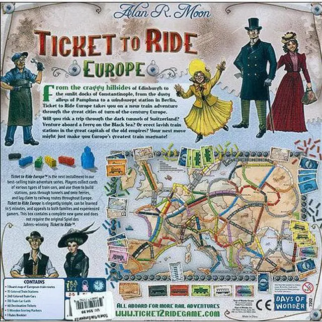 Alt view image 6 of 20 - Ticket to Ride - Europe
