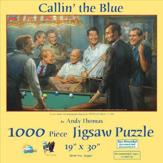 Main image of Calling the Blue 1000 Piece Puzzle by SunsOut