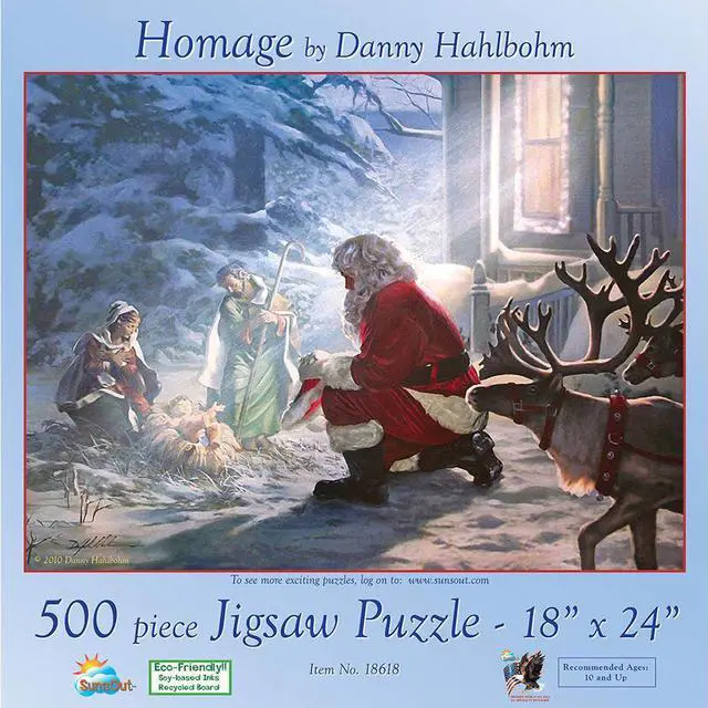 Main image of Homage 500 Piece Puzzle by SunsOut