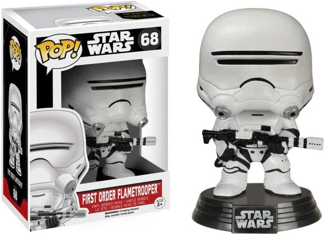 Alt view image 5 of 13 - Star Wars The Force Awakens Funko POP Vinyl Figure First Order Flametrooper