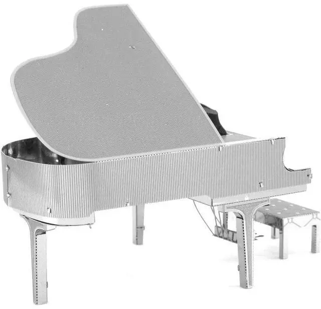 Alt view image 12 of 18 - Grand Piano Metal Earth 3D Laser Cut Model, 3D Puzzles by Fascinations