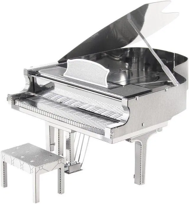 Alt view image 9 of 18 - Grand Piano Metal Earth 3D Laser Cut Model, 3D Puzzles by Fascinations