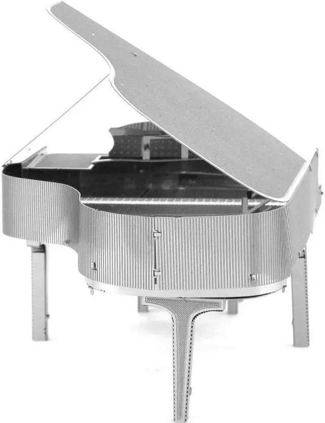 Alt view image 11 of 18 - Grand Piano Metal Earth 3D Laser Cut Model, 3D Puzzles by Fascinations