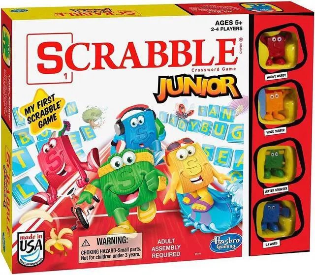 Alt view image 12 of 20 - Scrabble Junior Game, More Games by Hasbro