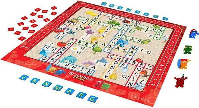 Alt view image 13 of 20 - Scrabble Junior Game, More Games by Hasbro