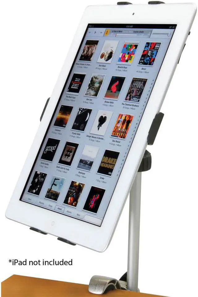 Alt view image 6 of 6 - Talent iClaw Mic or Music Stand Holder for Apple iPad