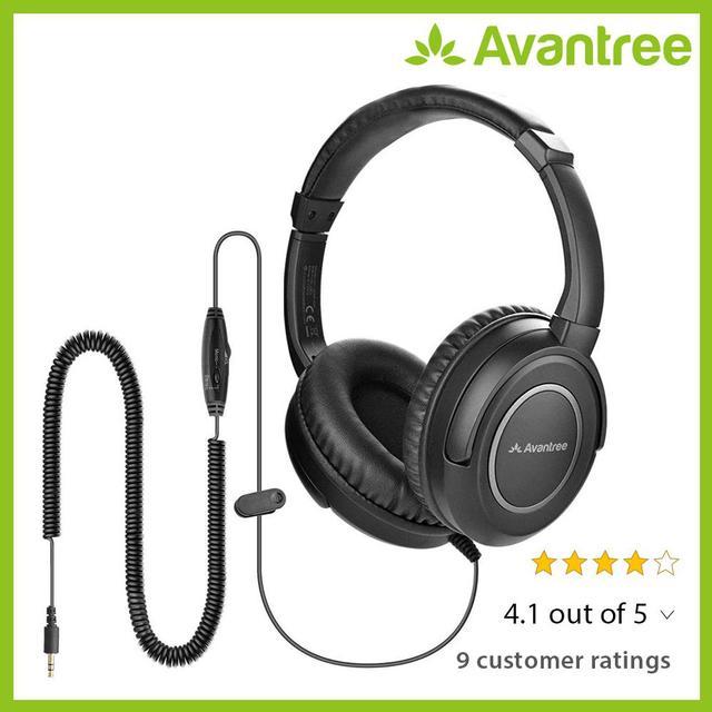 Avantree long best sale cord headphones