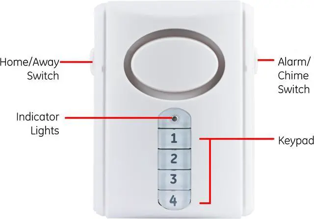 Alt view image 3 of 6 - GE 51107 Wireless Alarm System Kit