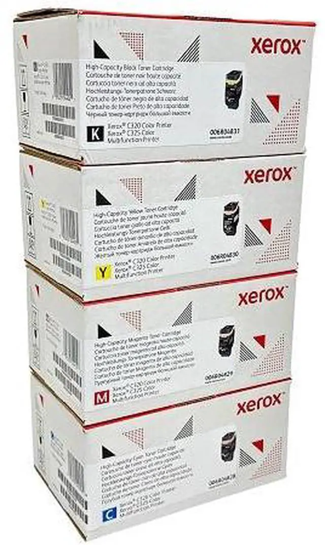 Main image of Xerox 006R04823, 006R04820, 006R04821, 006R04822 Toner Cartridge Set, 4PK - For XEROX C325