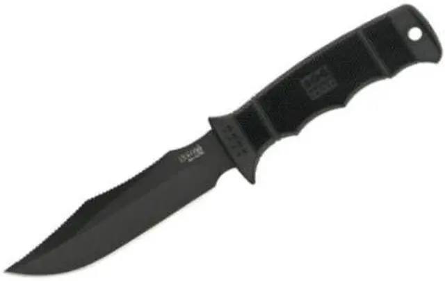 Alt view image 9 of 13 - SOG Seal Pup Elite Black Tini Straight Knife E37S-K