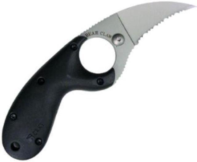 Alt view image 9 of 13 - CRKT 2515 Knives Fixed Knife Matte Finish Zytel Handle Kommer Bear Claw
