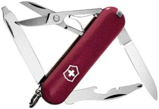 Alt view image 6 of 20 - Victorinox 54031 Folding Knife Compact Series Rambler 2 1/4" Folder Red Handle
