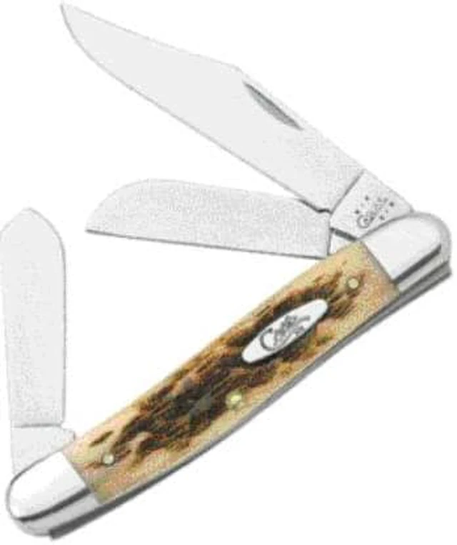 Alt view image 2 of 6 - Case 6347 SS Amber Stockman Knife