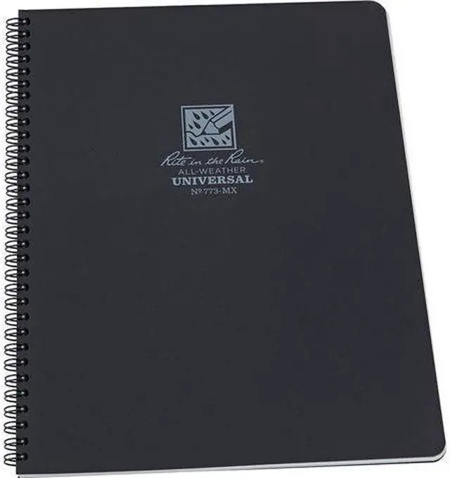 Main image of Maxi Notebook,42 Sheets,Black Cover RITE IN THE RAIN 773-MX