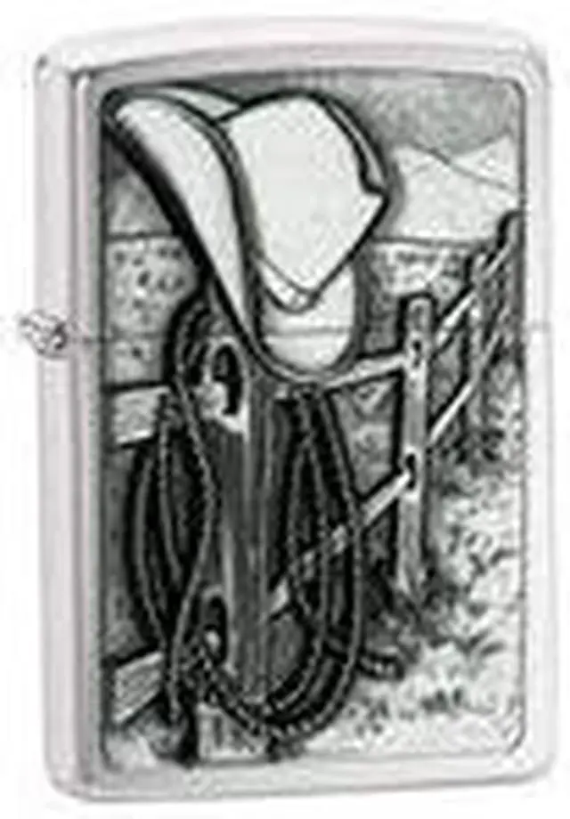 Alt view image 20 of 20 - Zippo ZOZO24879 Lighter Resting Cowboy World Famous Lighters