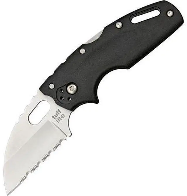 Alt view image 11 of 18 - Cold Steel 20LTS Tuff Lite Serrated Edge Made of Grivory and GRIV-EX Plastic Handle Material