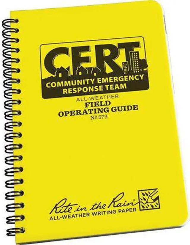Main image of RITE IN THE RAIN 573 Field Operating Guide, 4-5/8 x 7In.