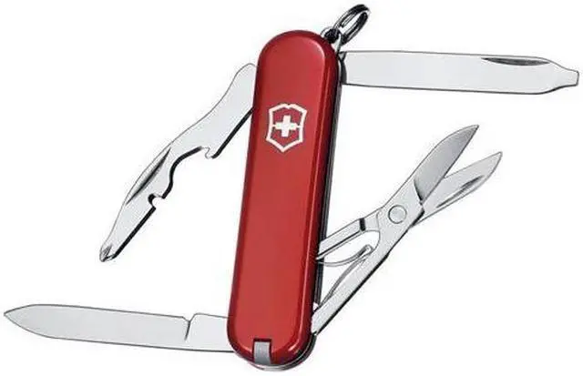 Alt view image 17 of 20 - Victorinox 54031 Folding Knife Compact Series Rambler 2 1/4" Folder Red Handle