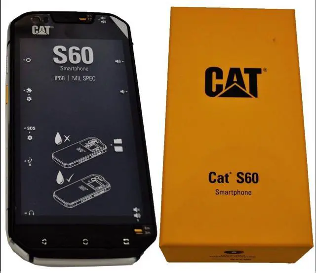 Alt view image 3 of 3 - CATERPILLAR CAT S60 BLACK 32GB DUAL-SIM FACTORY UNLOCKED 4G/LTE GSM BOXED