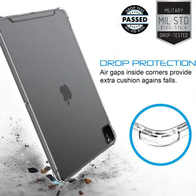 Alt view image 5 of 6 - Luvvitt iPad Pro 12.9 Case 2020 Clear View with $250 Screen Replacement Warranty