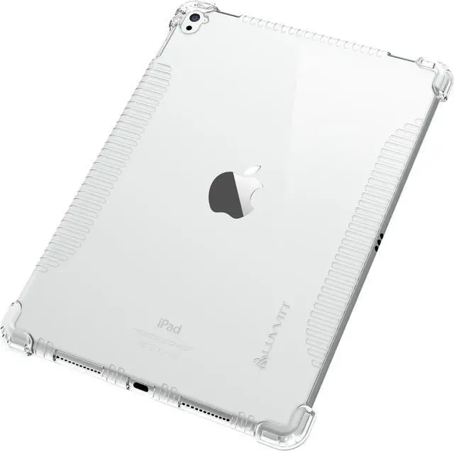 Alt view image 6 of 8 - ipad 9.7 case, luvvitt clear grip smart cover and keyboard compatible case for apple ipad 9.7 inch 5th and 6th generation (2017