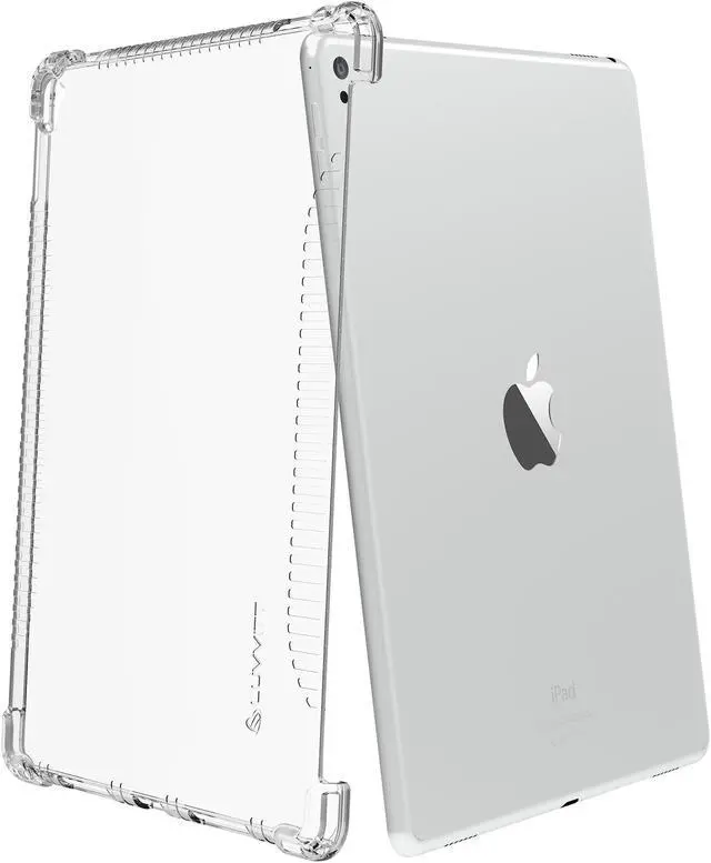 Alt view image 8 of 8 - ipad 9.7 case, luvvitt clear grip smart cover and keyboard compatible case for apple ipad 9.7 inch 5th and 6th generation (2017