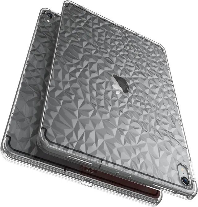 Main image of Luvvitt iPad Pro 11 Case CLEAR DIAMOND TPU Flexible Back Cover for 2018 - Clear