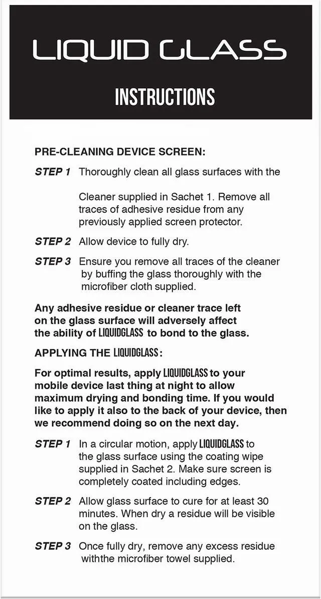 Alt view image 4 of 8 - Liquid Glass Screen Protector with $250 Screen Protection Guarantee - Universal