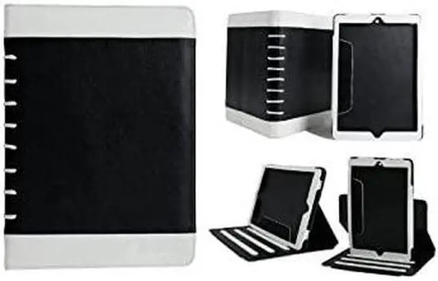 Main image of LUVVITT ATTITUDE 2 Piece Convertible Case and Cover for iPad AIR - Black&White